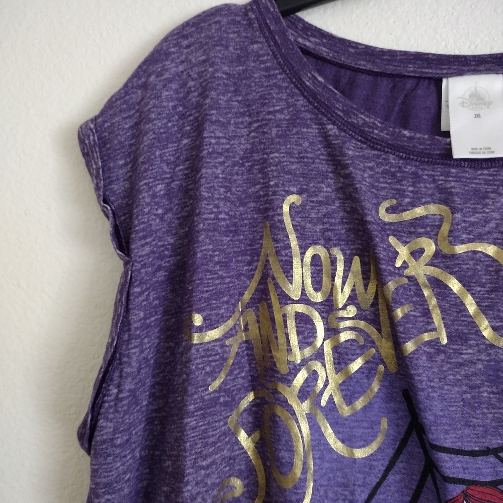 Disney Nightmare Before Christmas purple multicolor T-shirt size 2XL - Picture 3 of 6